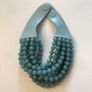 Fairchild Baldwin pale turquoise necklave